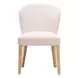 Mondstein Ivory Upholstered Dining Chair Set of 2