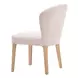 Mondstein Ivory Upholstered Dining Chair Set of 2