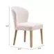 Mondstein Ivory Upholstered Dining Chair Set of 2