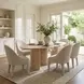 Domo Ivory Upholstered Dining Chair