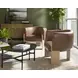 Trine Vintage Camel Lounge Chair