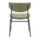 Charon Green Upholstered Dining Chair Set of 2