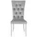 Kerwin Grey Tufted Upholstered Side Chair Set of 2