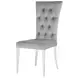 Kerwin Grey Tufted Upholstered Side Chair Set of 2