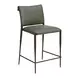 Freesia Olive Green Upholstered Counter Height Stool Set of 2