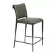 Freesia Olive Green Upholstered Counter Height Stool Set of 2