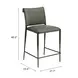 Freesia Olive Green Upholstered Counter Height Stool Set of 2