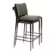 Freesia Olive Green Upholstered Bar Stool Set of 2