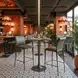 Freesia Olive Green Upholstered Bar Stool Set of 2