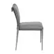 Freesia Charcoal Gray Upholstered Dining Chair Set of 2