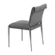 Freesia Charcoal Gray Upholstered Dining Chair Set of 2