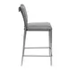 Freesia Charcoal Gray Upholstered Counter Height Stool Set of 2
