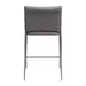 Freesia Charcoal Gray Upholstered Counter Height Stool Set of 2