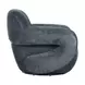 Boble Storm Gray Upholstered Swivel Accent Chair