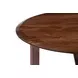 Macaria Walnut Round Coffee Table