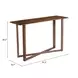 Macaria Walnut Rectangular Console Table