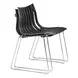 Beaufort Black and Silver Dining Chair Set of 2