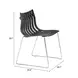 Beaufort Black and Silver Dining Chair Set of 2