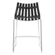 Beaufort Black and Silver Counter Height Stool Set of 2