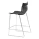 Beaufort Black and Silver Counter Height Stool Set of 2
