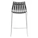 Beaufort Black and Silver Bar Stool Set of 2