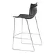 Beaufort Black and Silver Bar Stool Set of 2
