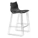 Beaufort Black and Silver Bar Stool Set of 2