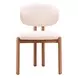 Rosetta Beige Upholstered Dining Chair Set of 2