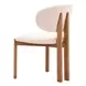 Rosetta Beige Upholstered Dining Chair Set of 2