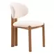 Rosetta Beige Upholstered Dining Chair Set of 2