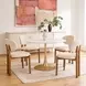 Rosetta Beige Upholstered Dining Chair Set of 2