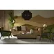 Albans Antique Brass And Black Coffee Table