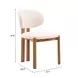 Rosetta Beige Upholstered Dining Chair Set of 2