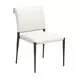 Freesia White Upholstered Dining Chair Set of 2