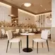 Freesia White Upholstered Dining Chair Set of 2