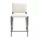 Freesia White Upholstered Counter Height Stool Set of 2