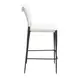 Freesia White Upholstered Bar Stool Set of 2
