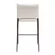 Freesia White Upholstered Bar Stool Set of 2