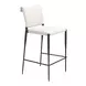 Freesia White Upholstered Bar Stool Set of 2