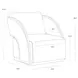 Baz Abbington Black Swivel Lounge Chair
