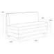Ashford Ivanhoe Pine 59" Banquette
