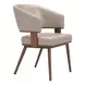 Poise Brown Upholstered Dining Chair