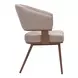 Poise Brown Upholstered Dining Chair