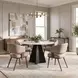 Poise Brown Upholstered Dining Chair