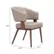 Poise Brown Upholstered Dining Chair