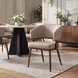 Poise Brown Upholstered Dining Chair