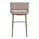 Poise Brown Upholstered Bar Stool