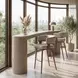 Poise Brown Upholstered Bar Stool