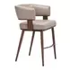 Poise Brown Upholstered Counter Height Stool