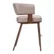Poise Brown Upholstered Counter Height Stool